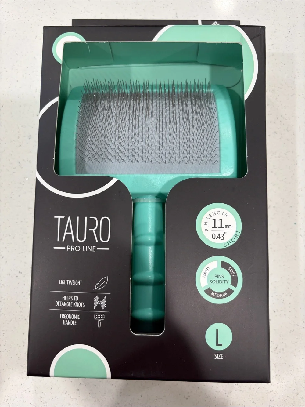 Large Slicker Brush — Teal